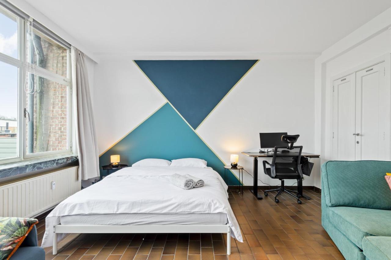 Cozy Antwerp - Cityview Studio Free Parking エクステリア 写真