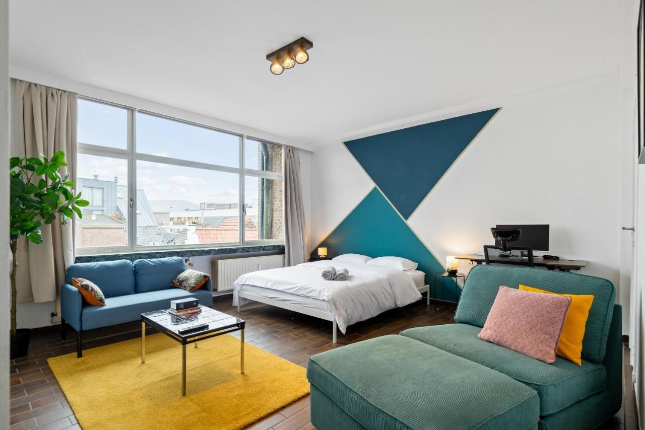 Cozy Antwerp - Cityview Studio Free Parking エクステリア 写真