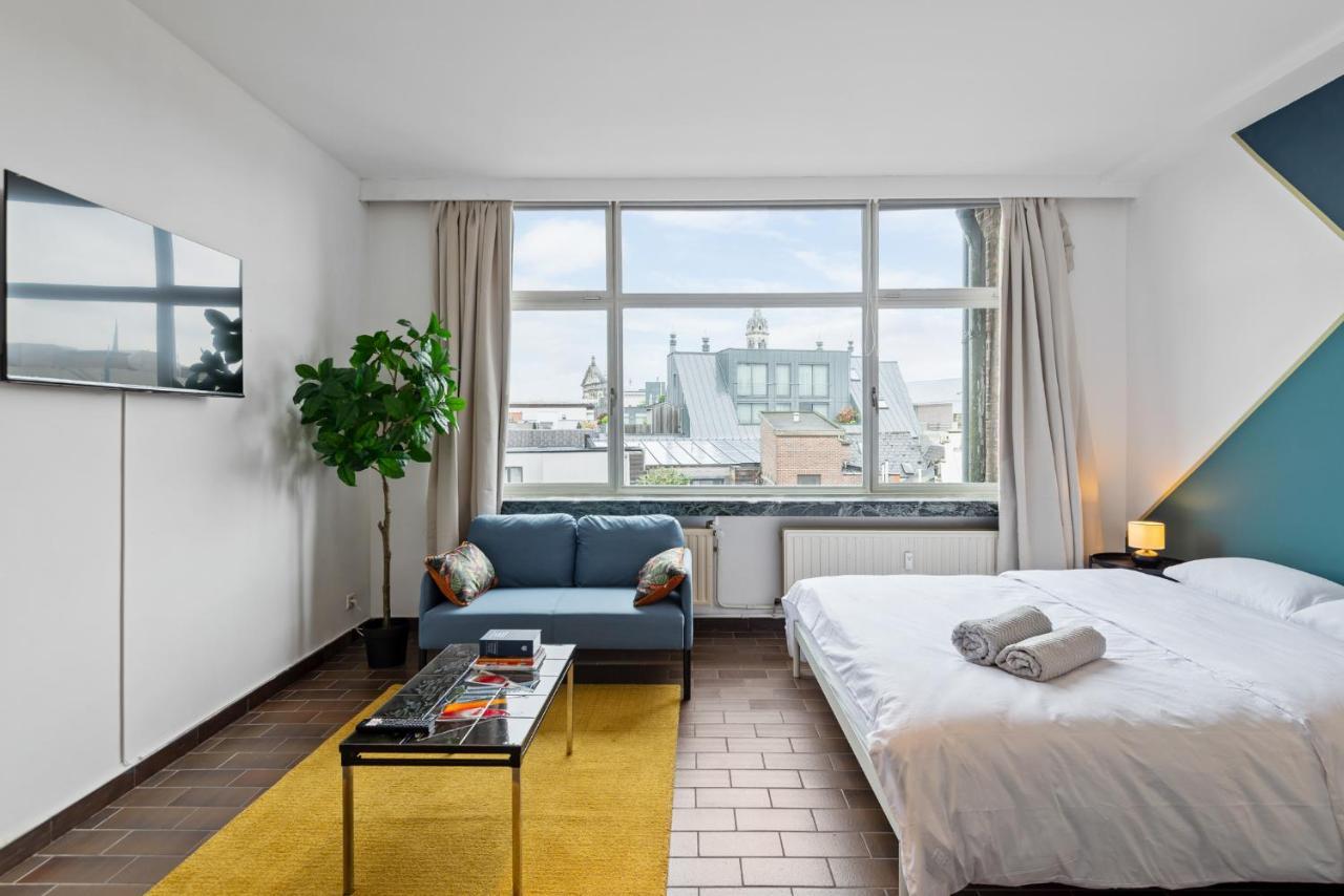 Cozy Antwerp - Cityview Studio Free Parking エクステリア 写真